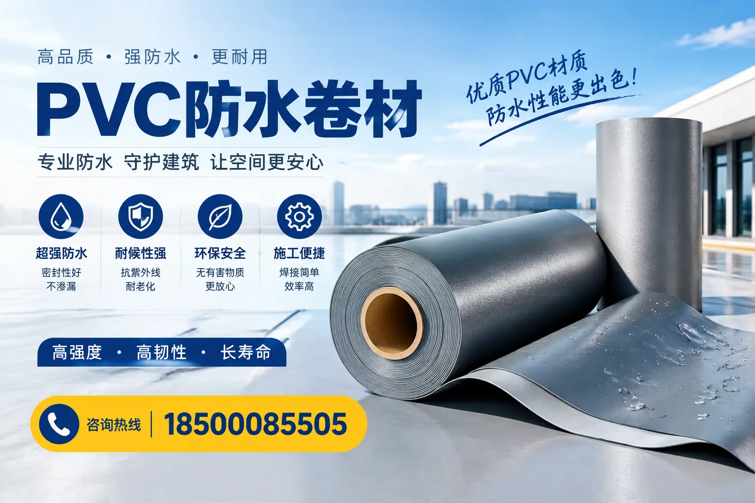如何判断PVC防水卷材的质量优劣？佛山选购技巧