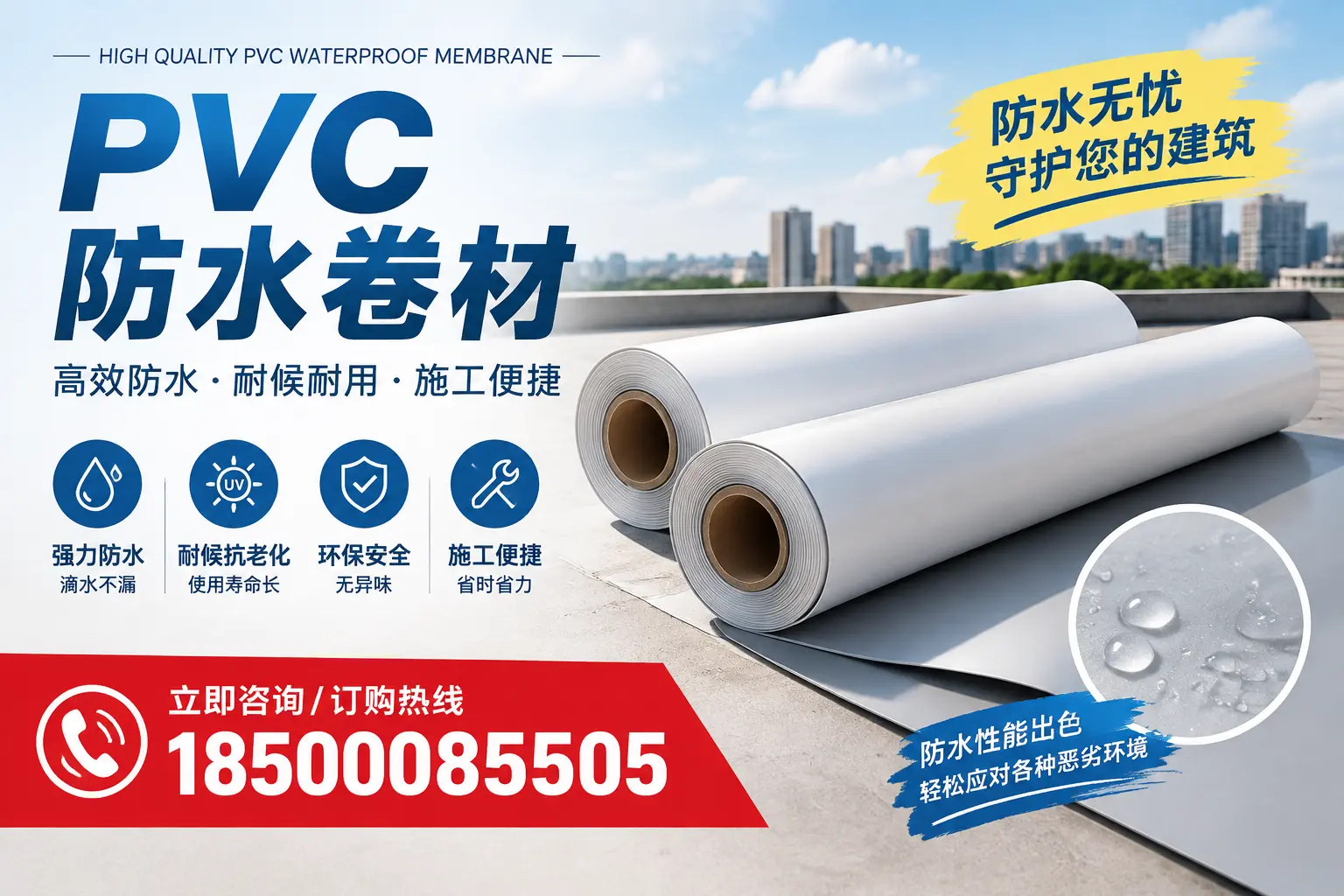 如何正确储存PVC防水卷材?佛山用户的实用建议